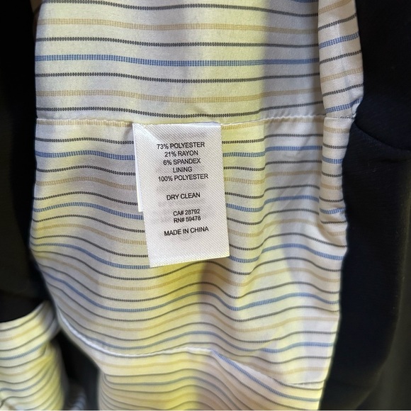 Joie ~Navy Blue Double Breasted Cropped Jacket in size  Small - Picture 5 of 8